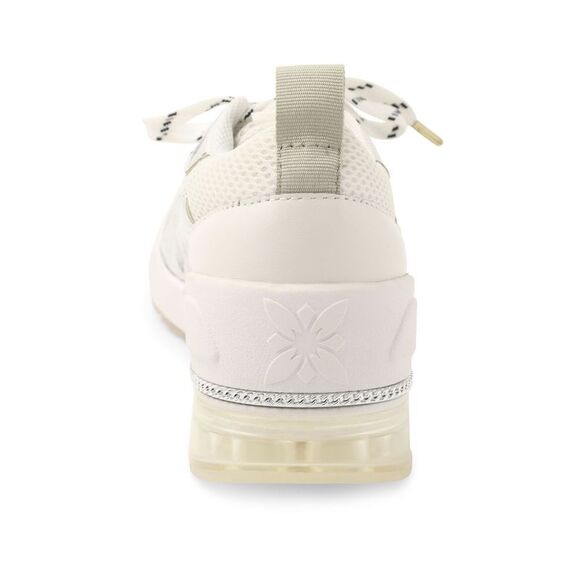 BCBGENERATION Womens White Chain Reflective Weddi Wedge Athletic Sneakers 8.5 M - Picture 3 of 4